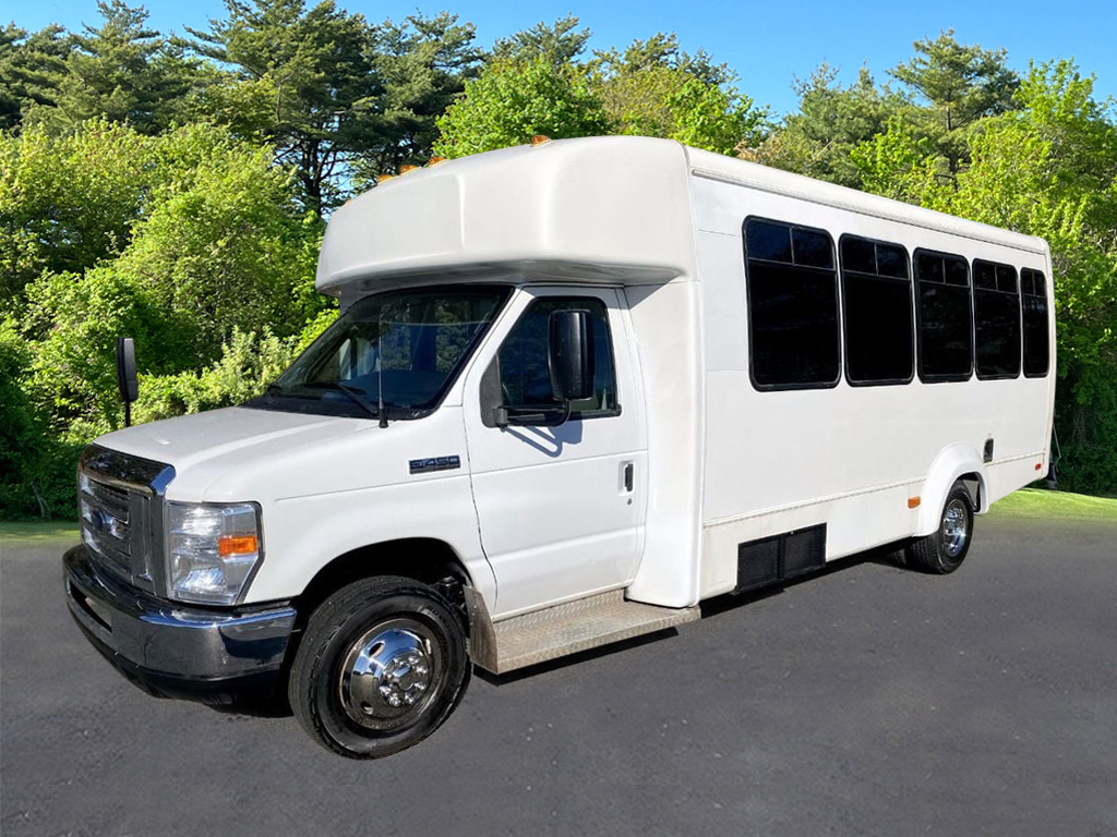 shuttle buses and vans